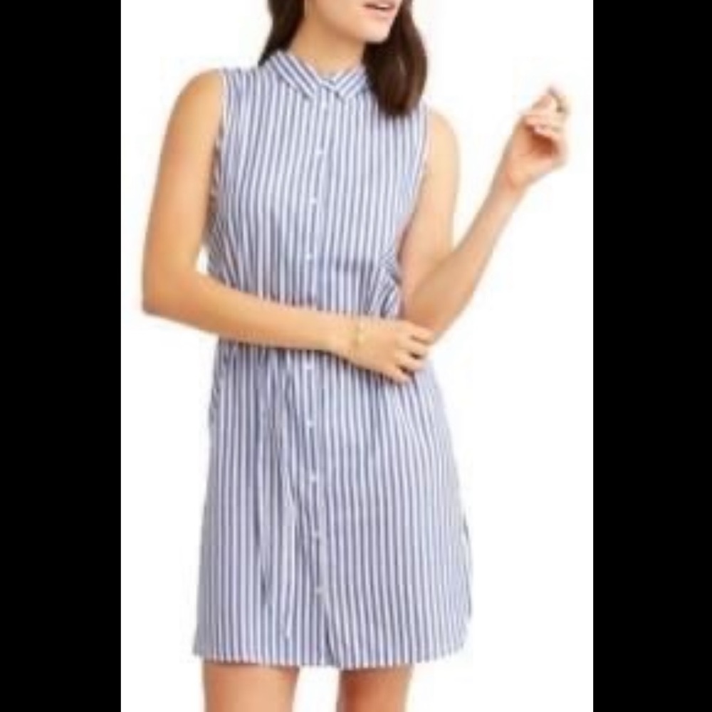 H&M Striped Button Down Dress